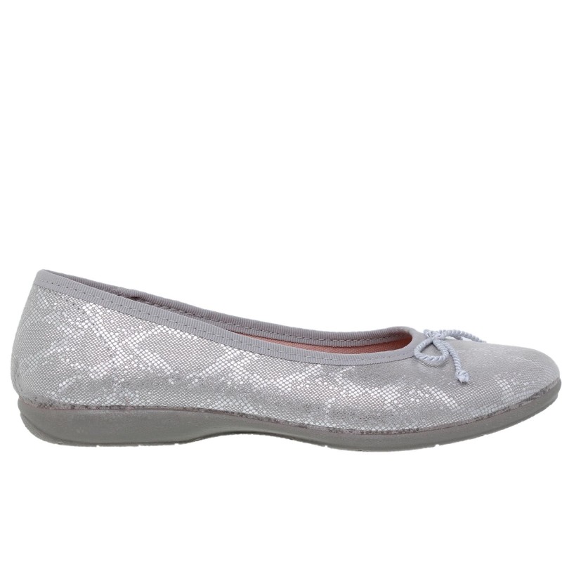 1550702AM - Zapato Plano Mujer Plata