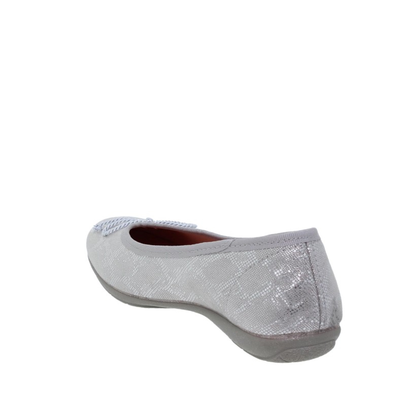 1550702AM - Zapato Plano Mujer Plata