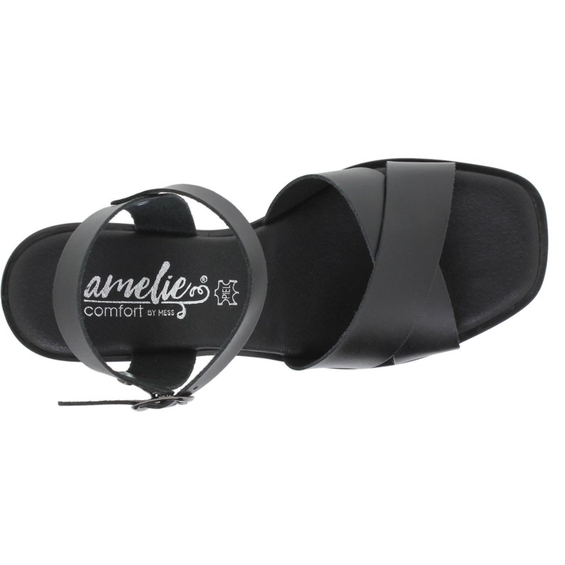 8220270AC - Sandalia Tacón Mujer Negro